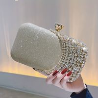 bolso de mano de boda decorado con pedreria bolsos de noche brillantes para mujeres elegantes bolsos de mano para fiestas y promociones para el festival de musica de carnaval