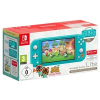 nintendo switch lite turquesaanimal crossing new horizons12 meses de nintendo switch online