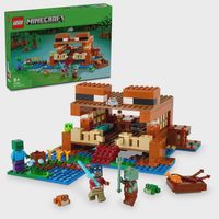 lego minecraft la casa-rana juguete de construccion y regalo para pequenos jugadores 21256