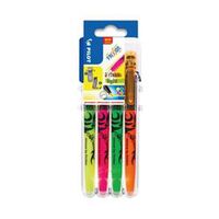 pilot frxiion set2go light highlighter rollerball pens assorted pack 4