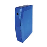 q-connect polypropylene polybox file foolscap blue ref kf04103