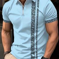 camisa de manga corta a rayas para hombre comoda y de moda ideal para golf y tenis ropa masculina