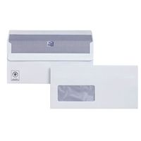 plus fabric envelopes wallet 110gsm dl white pack 250 - c23370