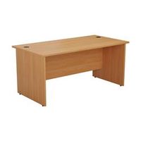 mezzo panel 1800 rectangular panel workstation - beech - pan1880recbe