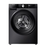 lavadora libre instalacion - hisense wf3s9043bb3 10 kg 1400 rpm vapor negro