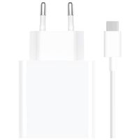 xiaomi 33w charging combo cargador usb-a blanco