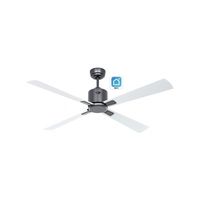 ventilador de techo casafan eco neo iii 132cm con wifi 952232w motor gris basalto blanco y gris claro