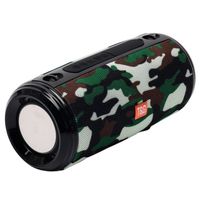 klack 537 altavoz portatil bluetooth con led camuflaje