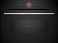 horno microondas 45 cm - bosch cmg7241b1 45 cm cristal negro