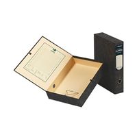 rexel classic box file with lock spring foolscap plain