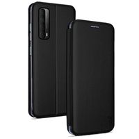 cool funda flip cover elegance negro para huawei p smart 2021