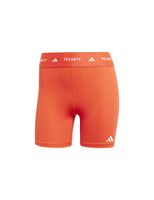 mallas de fitness adidas techfit short mujer rojo