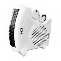 edm calefactor compacto 2 en 1 2000w blanco