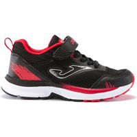 joma zapatos bajos fast velcro negro rojo para hombre