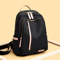 mochila de tela oxford simple mochila de gran capacidad para mujeres versatil estilo universitario para viajes y escuela