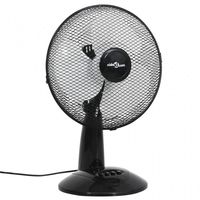 vidaxl ventilador de sobremesa 40w negro