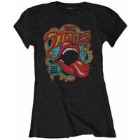 the rolling stones camiseta manga larga 70s vibe para mujer