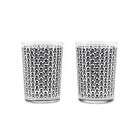 set de dos vasos de agua en vidrio transparente 50 cl