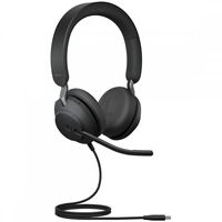 jabra evolve2 40 ms auriculares usb-c negros