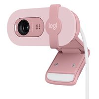 logitech brio 100 webcam fullhd rosa