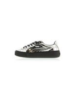 zapatillas puma sportswear basket platform metallic mujer