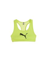 sujetador deportivo de fitness puma 4 keeps mujer amarillo negro