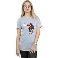 marvel camiseta manga larga directors chair para mujer