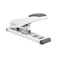 rapesco eco hd-100 heavy duty stapler white 1386