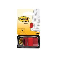 red post-it index flags 25mm pack 12 - 680-1