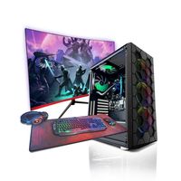 pcvip pack gaming target plus amd ryzen 7 8700g32gb2tb ssdmonitor 27  perifericos