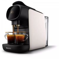 philips lor barista sublime cafetera de capsulas satin blanca