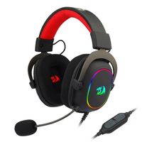 redragon zeus x auriculares gaming rgb 71 virtual usb negros