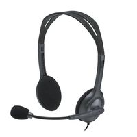 auriculares estereo logitech h111 negro