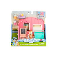 bluey mini playset con figura - tienda de helados