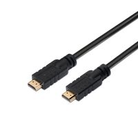 aisens cable hdmi 20 premium 4k 60hz 18gbps machomacho con repetidor 25m negro