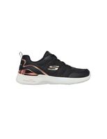 zapatillas skechers skech-air dynamight mujer black mesh  rose g