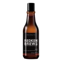 brews 3 in 1 - 300 ml - redken - champu acondicionador y gel de cuerpo para hombre