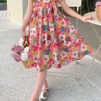 vestido de estilo vintage con estampado floral para ninas 100 algodon ideal para fiestas de verano y regalos