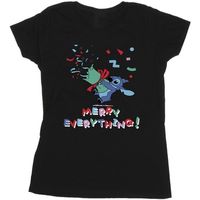 disney camiseta manga larga merry everything para mujer