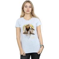 disney camiseta manga larga the last jedi para mujer