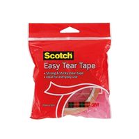 3m scotch easy tear clear everyday tape single roll