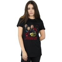 marvel camiseta manga larga avengers infinity war the fallen para mujer