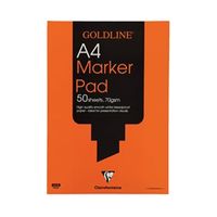 clairefontaine goldline marker pad 70gsm a4 gpb1a4