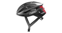 casco abus powerdome titan negro   rojo