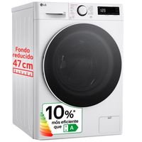 lg f2wr5s09a0w lavadora de carga frontal 9kg a blanca