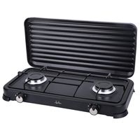 jata jecg2702 cocina de gas portatil 2 zonas negro