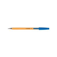 q-connect ballpoint pen fine blue pack of 20 ref kf34047