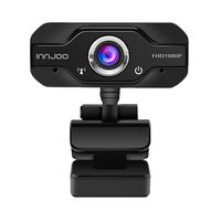 webcam innjoo cam01 negra full hd  30fps usb 20