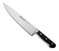 cuchillo cocinero acero inoxidable forjado nitrum 230 mm mango negro