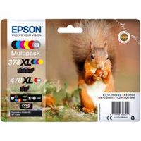 epson squirrel multipack 605ml claria photo hd ink - c13t379d4010